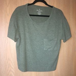 A&E cropped soft and sexy shirt